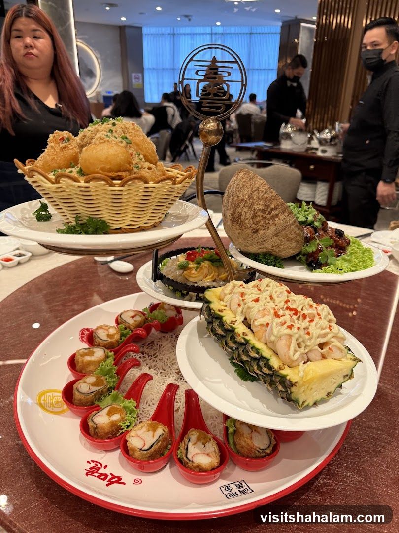 Tiered Food Presentation