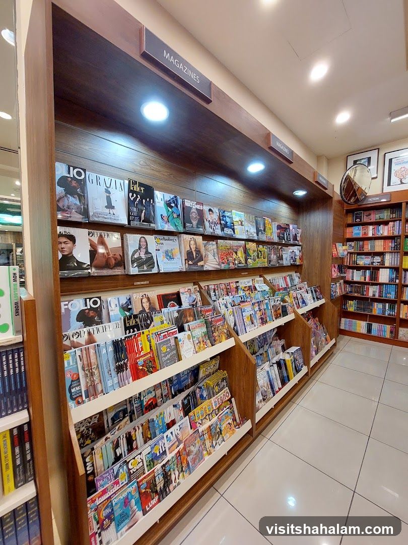 Magazine and Book Store Interior