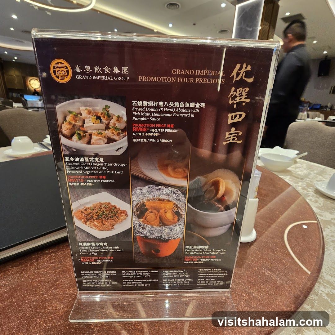 Grand Imperial Group Promotion Four Precious