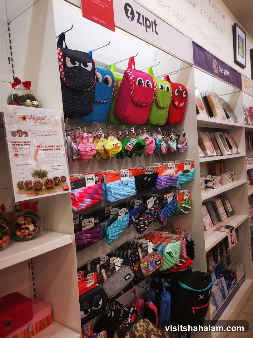Assortment of bags and accessories
