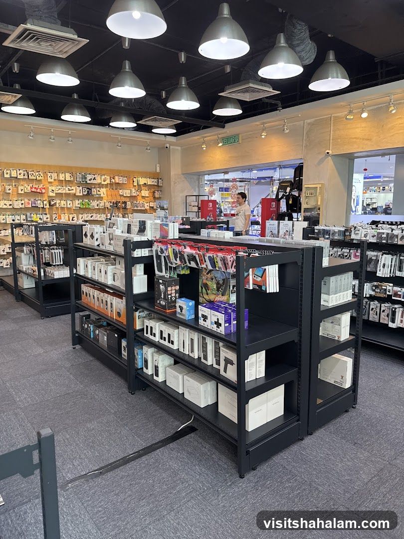 Electronics Store Interior
