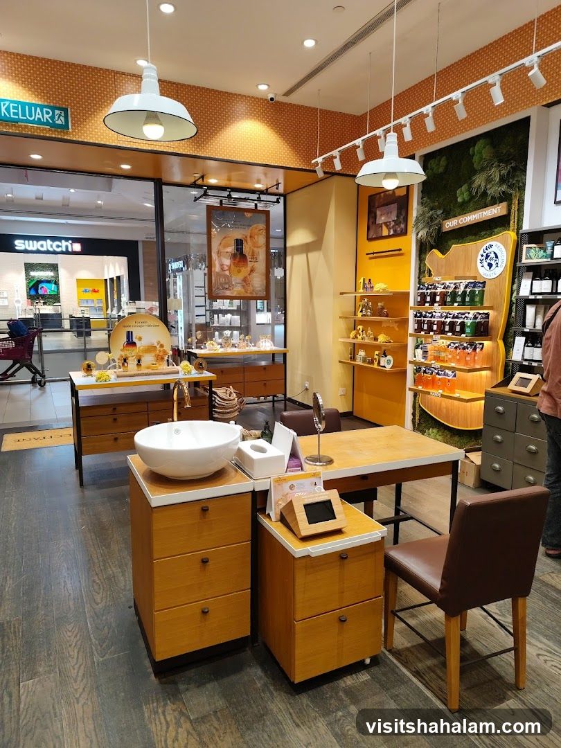 Cosmetics store interior