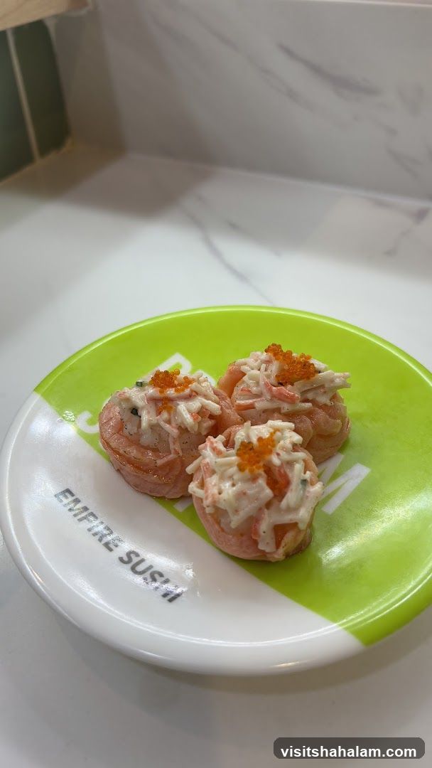 Sushi Rolls on a Plate