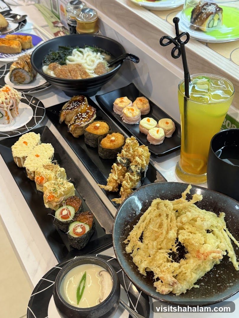 Assortment of Japanese Dishes