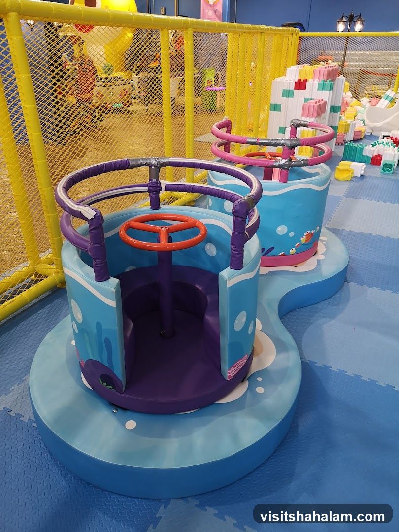Children's Play Area with Themed Rides