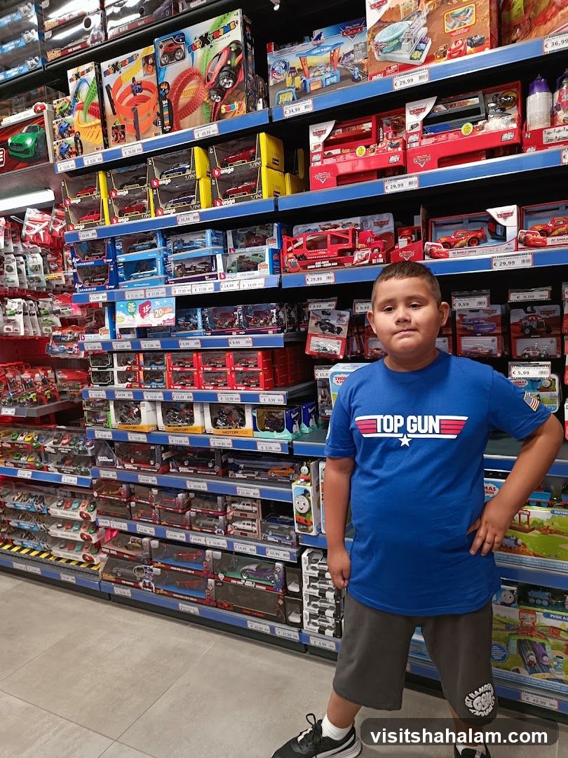 Boy in Toy Store