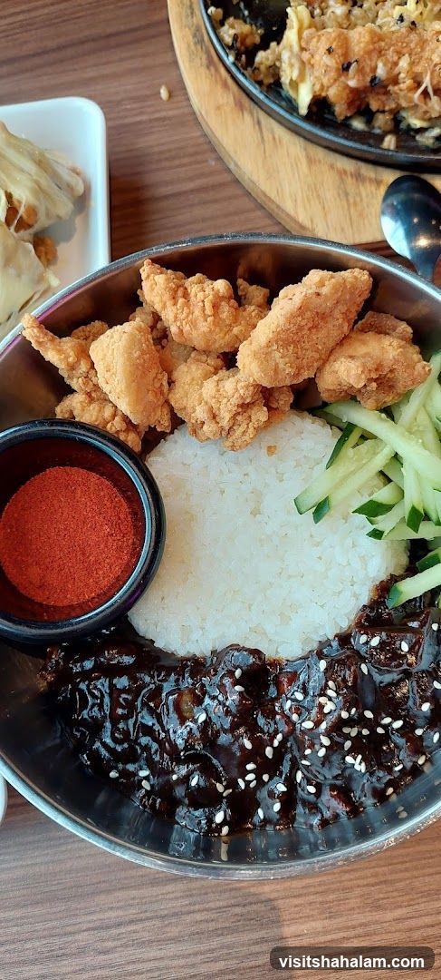 Korean Fried Chicken and Rice Bowl