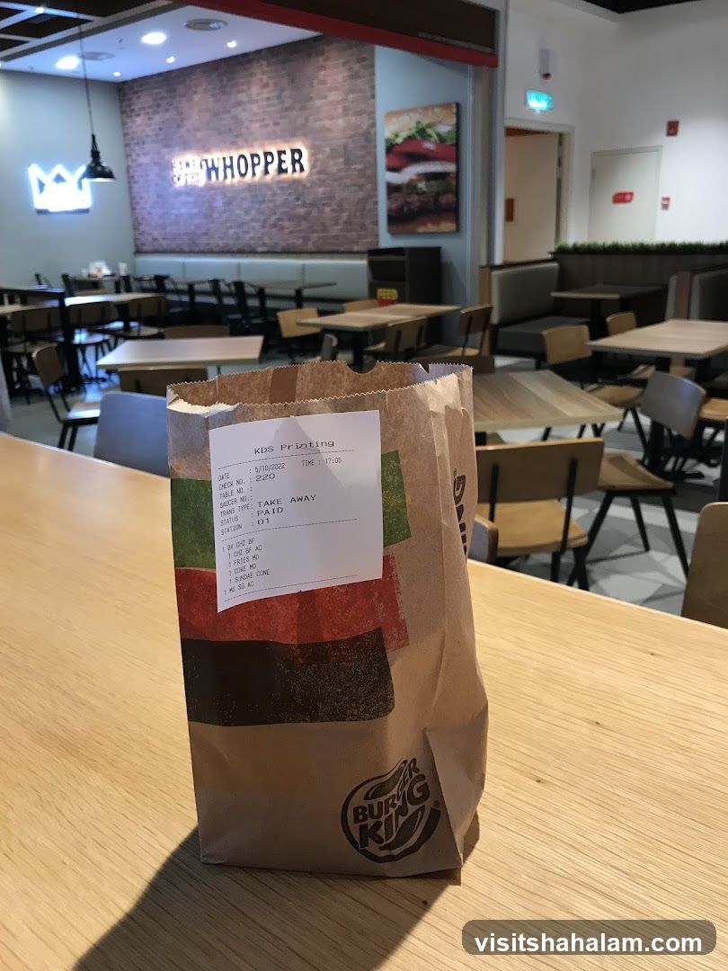 Burger King Takeaway Bag