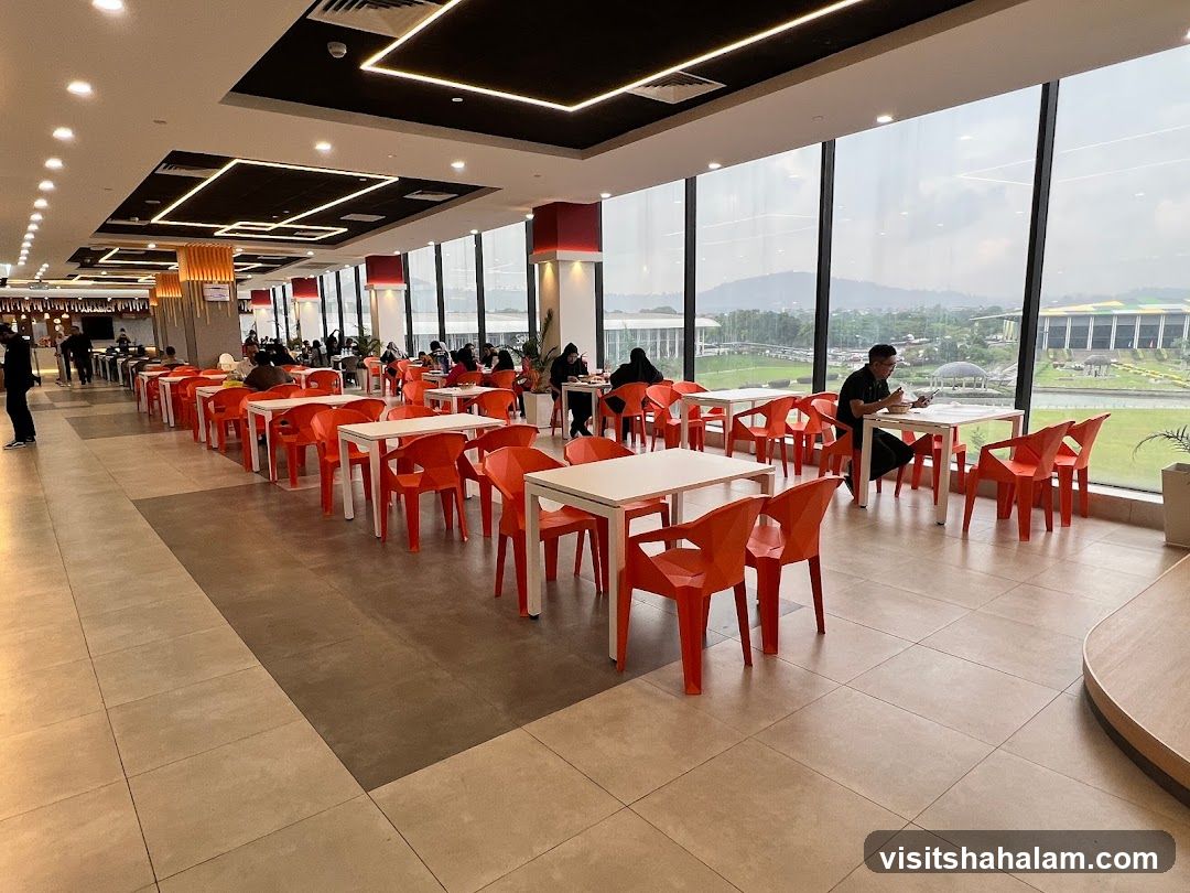 Modern Cafeteria with Scenic View
