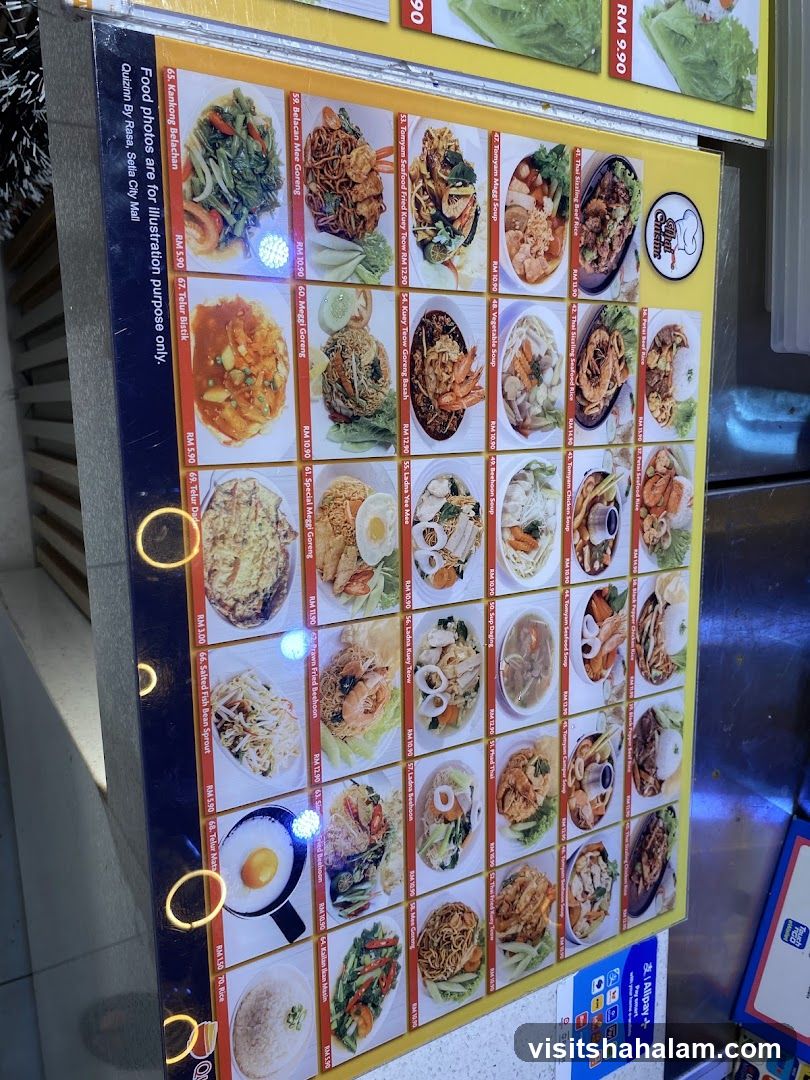 Thai Cuisine Menu