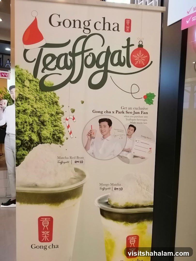 Gong Cha Teaffogato Promotion