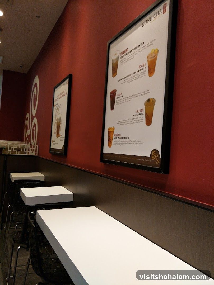 Gong Cha Menu