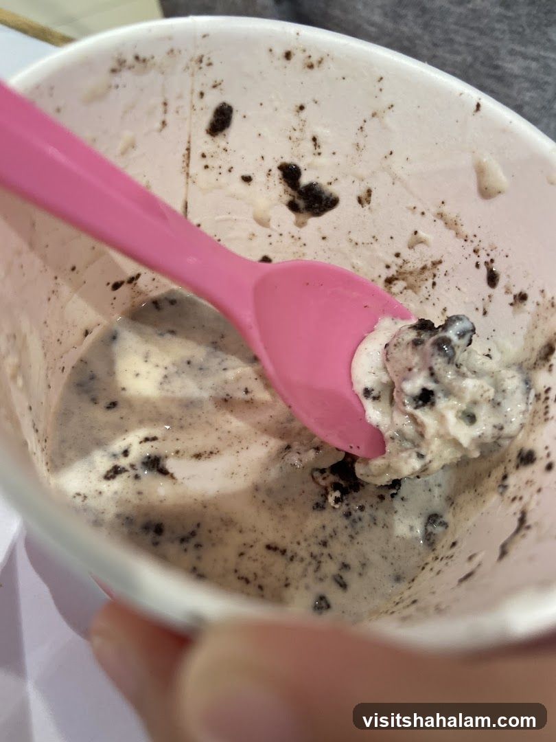Ice Cream Cup with Spoon