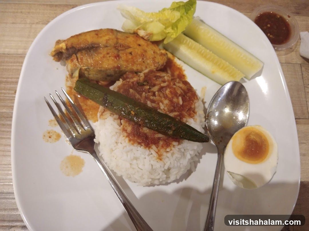 Fish with Rice and Sides