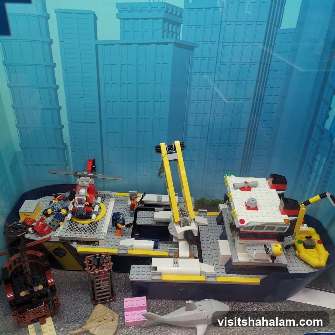 Lego City Coast Guard Ship Display