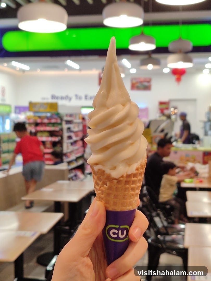 Soft Serve Ice Cream Cone