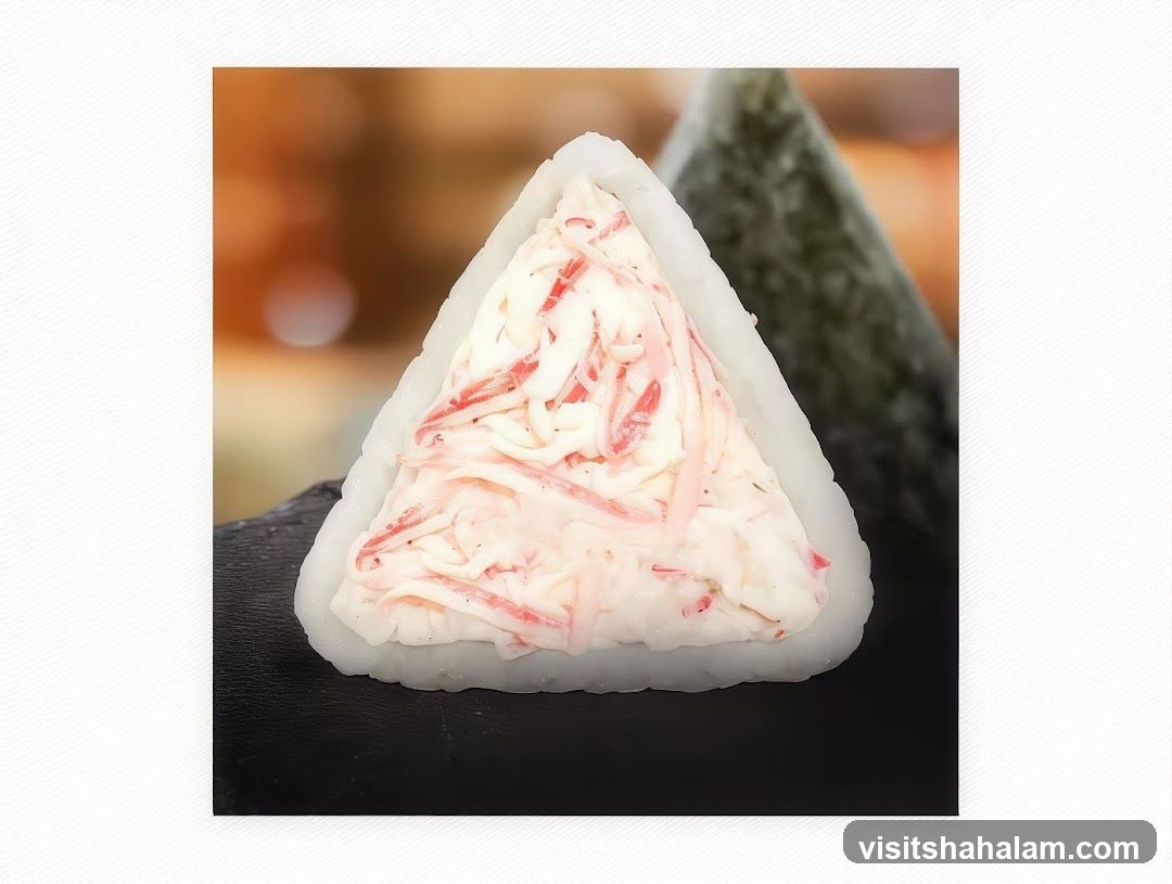 Triangular Sushi with Crab Salad