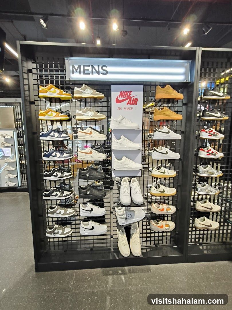 Nike Mens Shoes Display