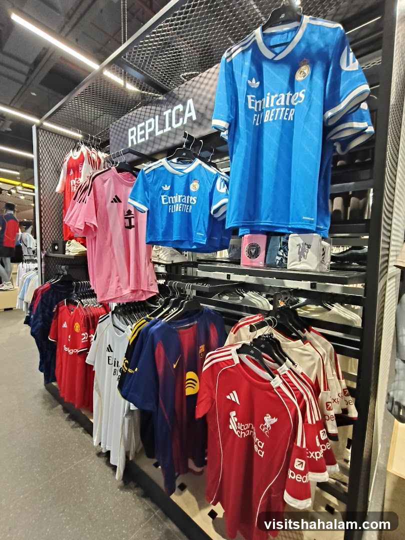 Sports Jerseys Display