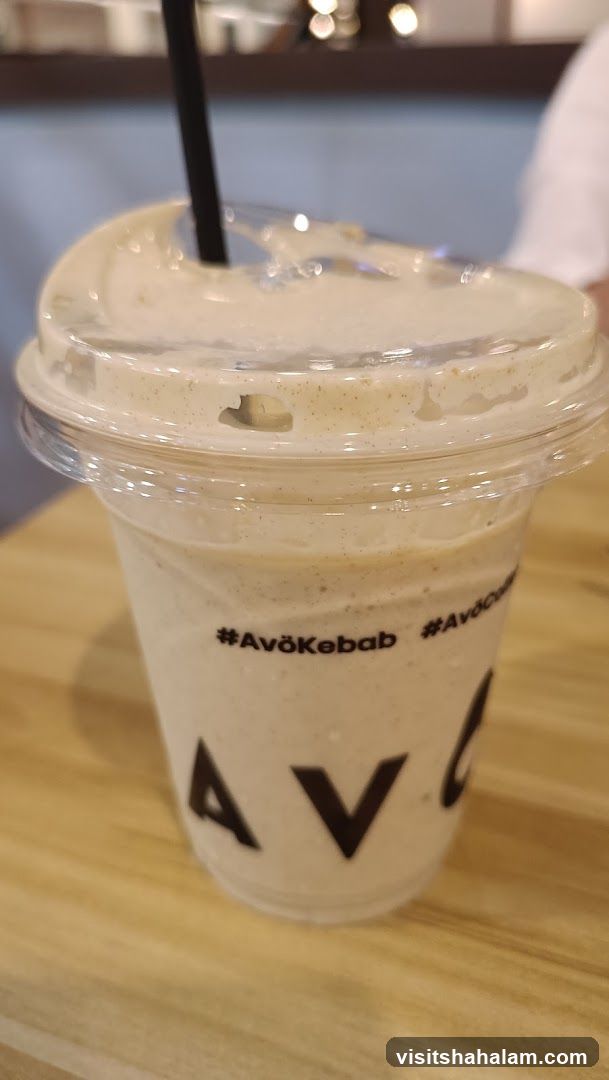 Beverage in a clear plastic cup