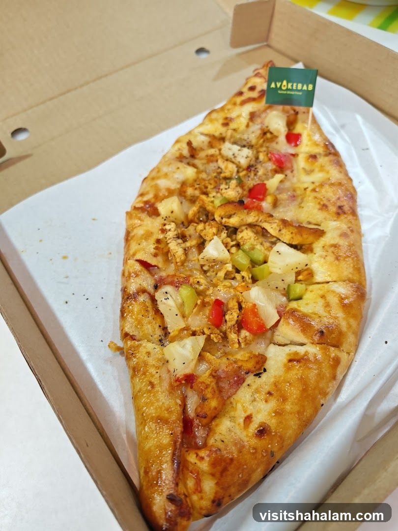 Chicken and Vegetable Flatbread