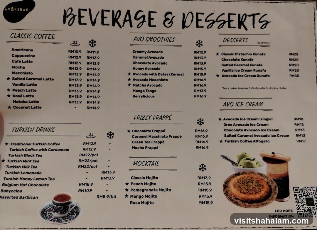 BEVERAGE & DESSERTS