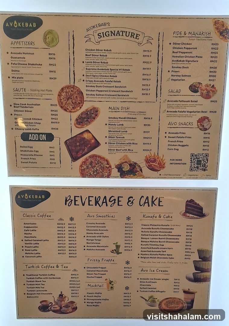AVOKEBAB MENU
