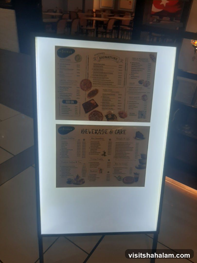 Signature Menu