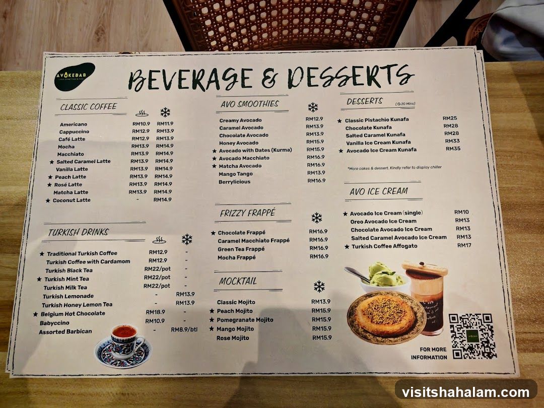 BEVERAGE & DESSERTS
