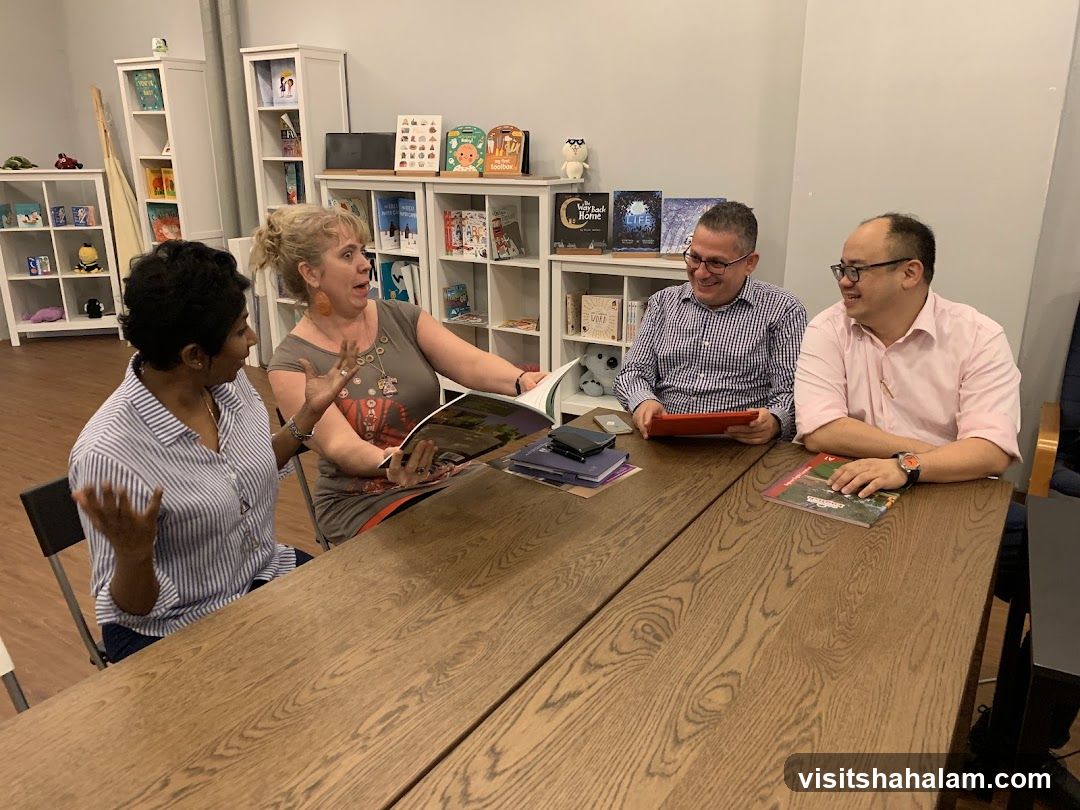 People gathered around a table