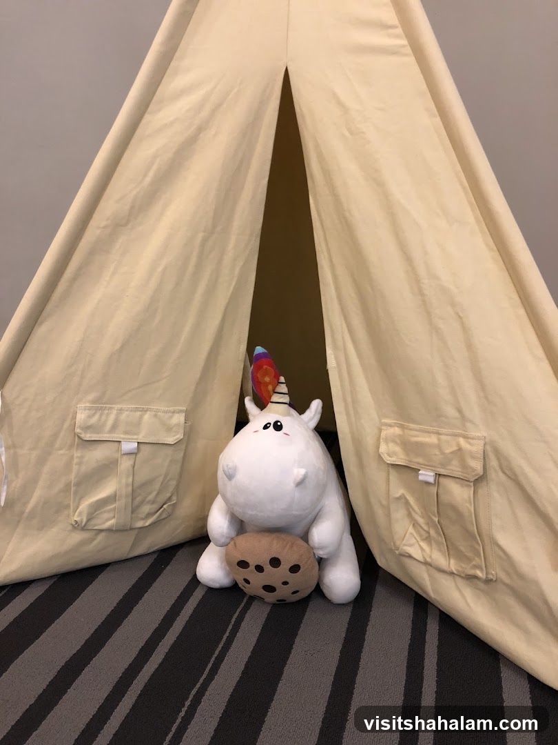 Plush Toy in Tent