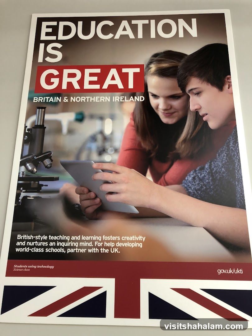 Education is Great Britain & Northern Ireland Poster