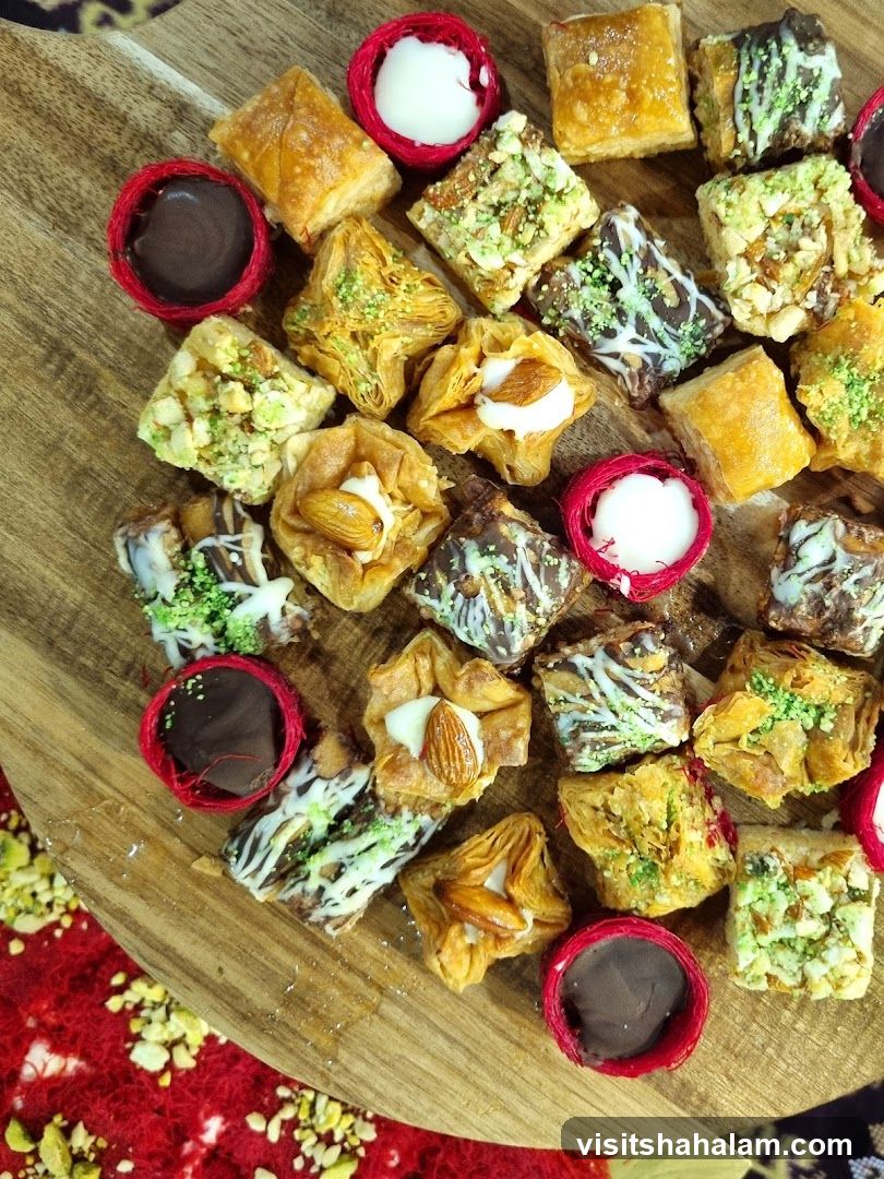 Assortment of Middle Eastern Pastries