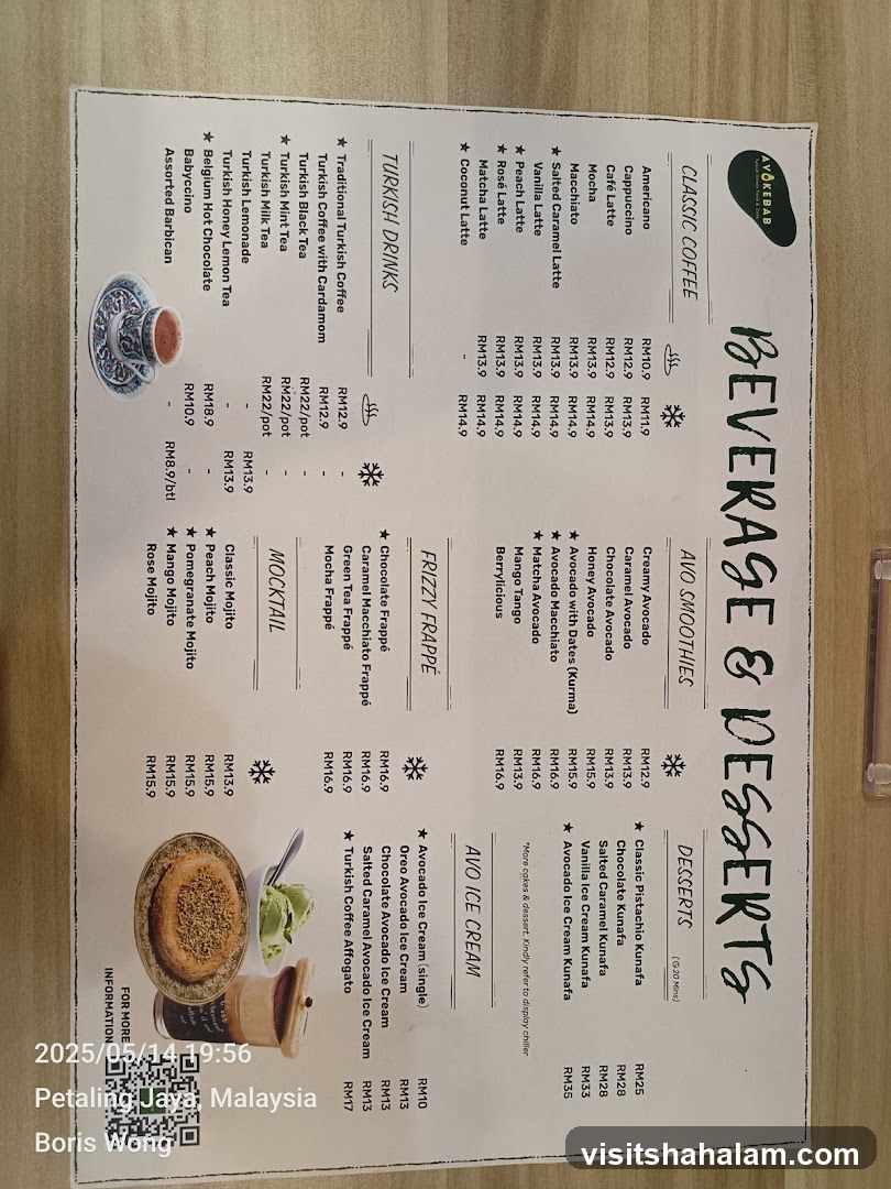 BEVERAGE & DESSERTS