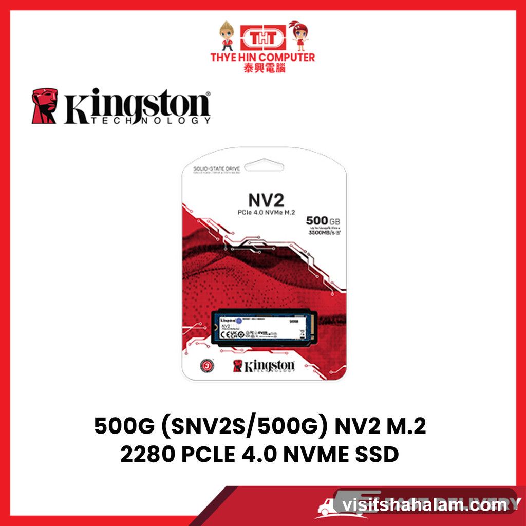 Kingston NV2 500GB NVMe SSD