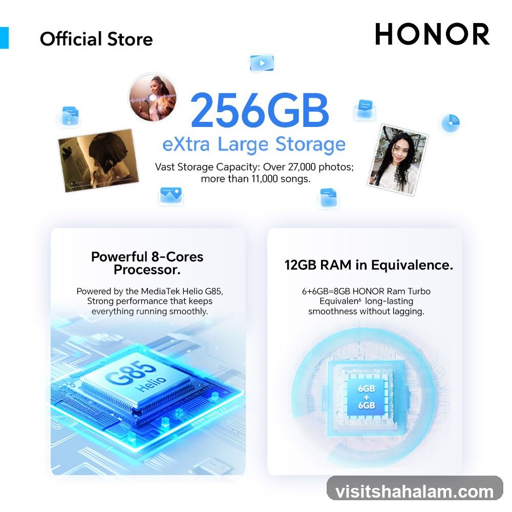 HONOR 256GB eXtra Large Storage