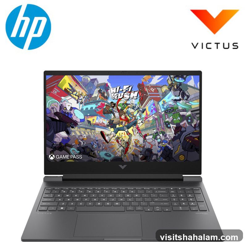 HP Victus Laptop with Hi-Fi Rush Game