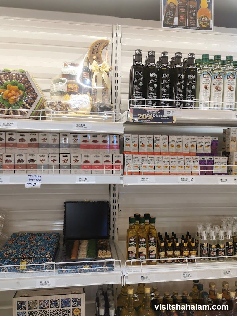 Assortment of Food Products and Oils