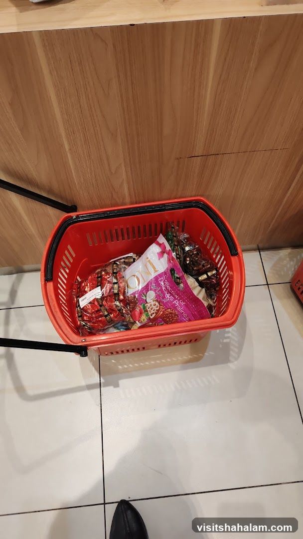 Shopping Basket with Chocolates