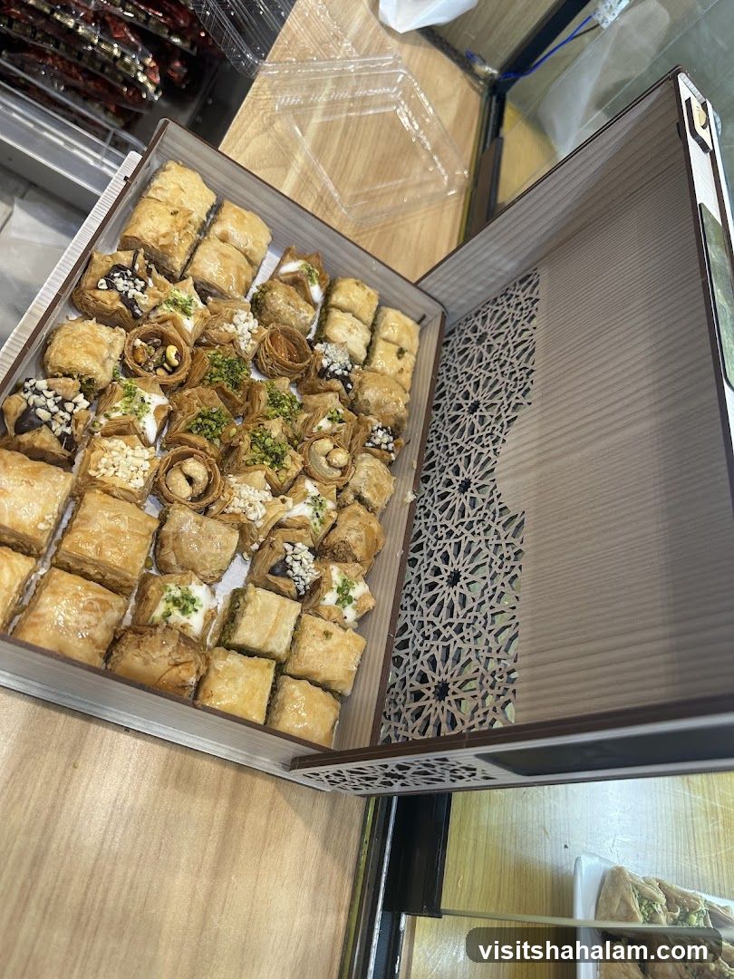Assortment of Baklava