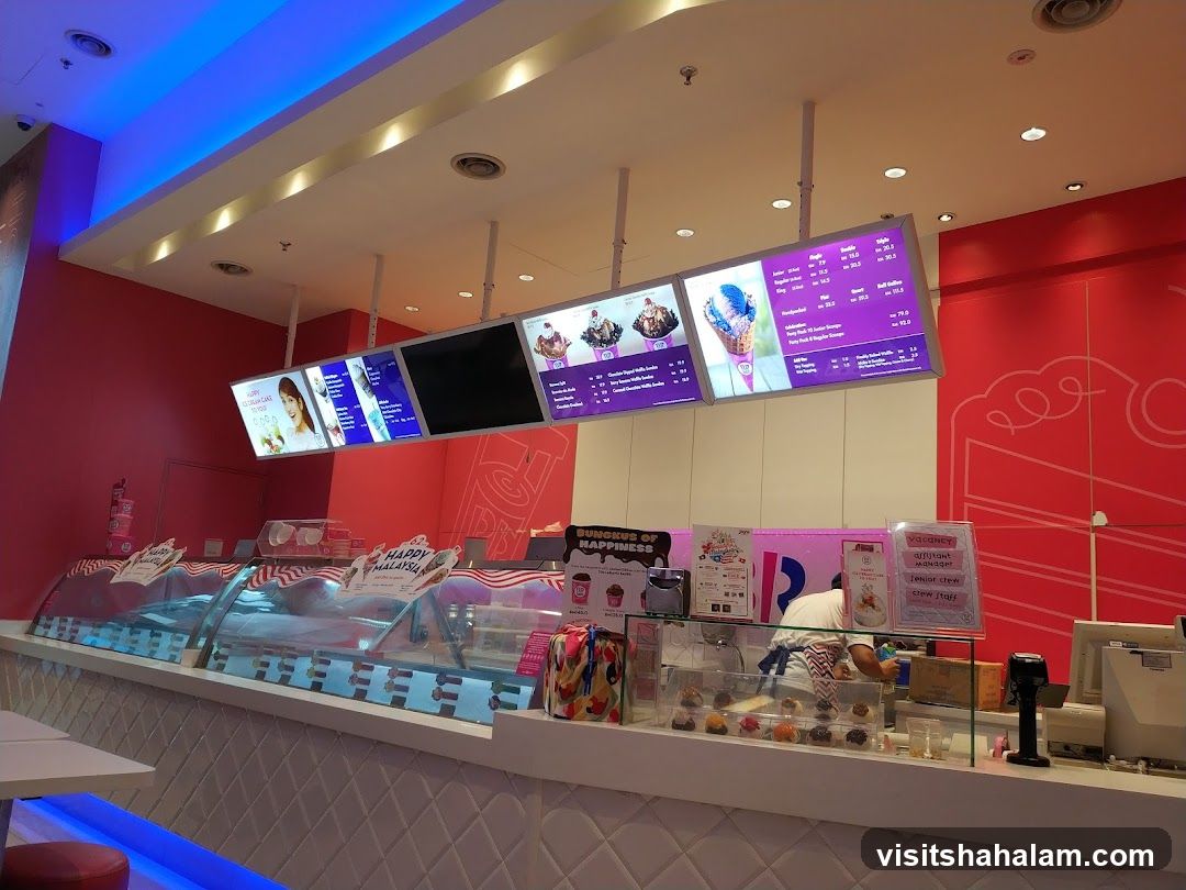 Ice Cream Shop Counter