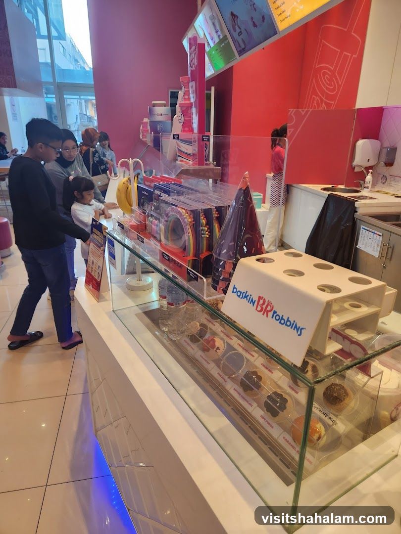 Baskin Robbins Display
