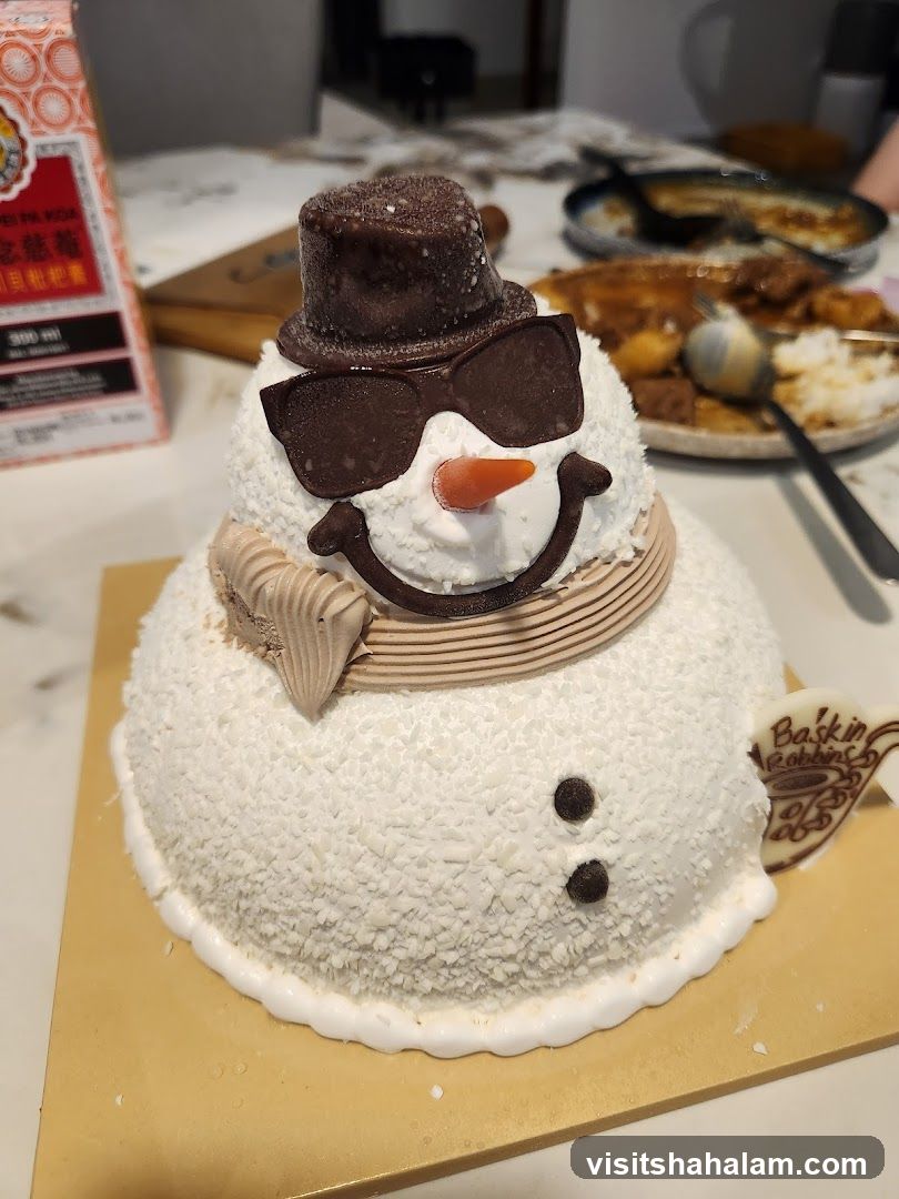Snowman Cake