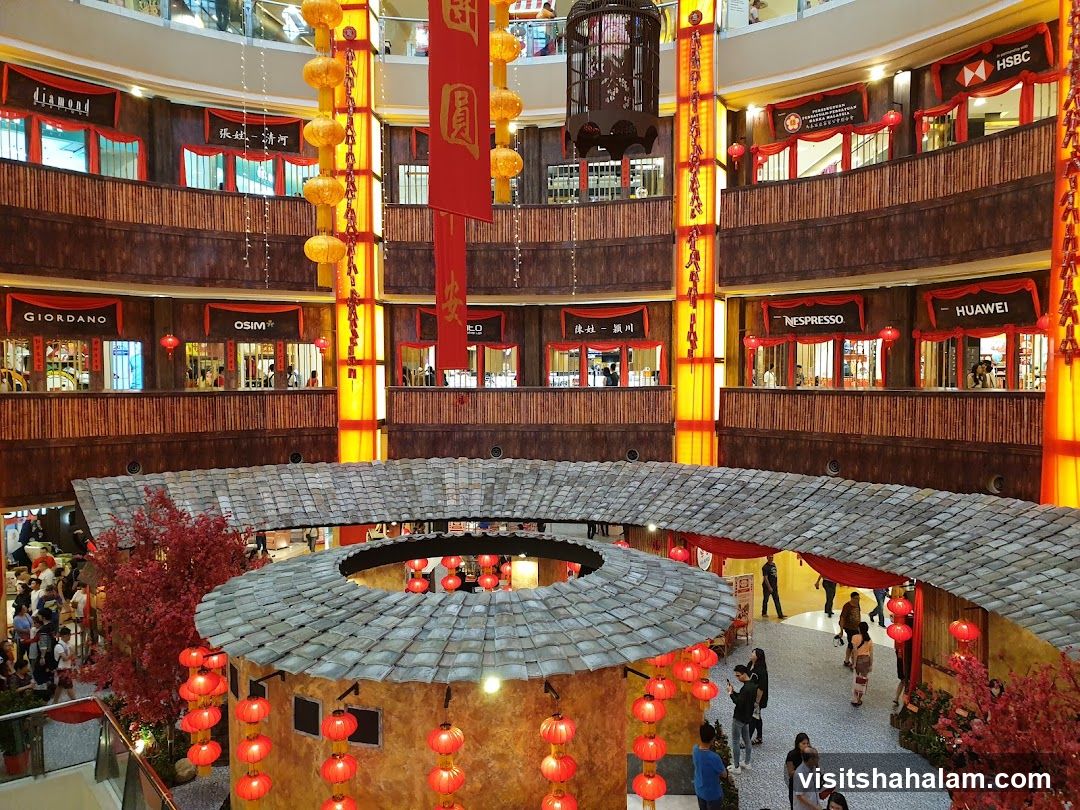 Mall Interior Decorated for Lunar New Year