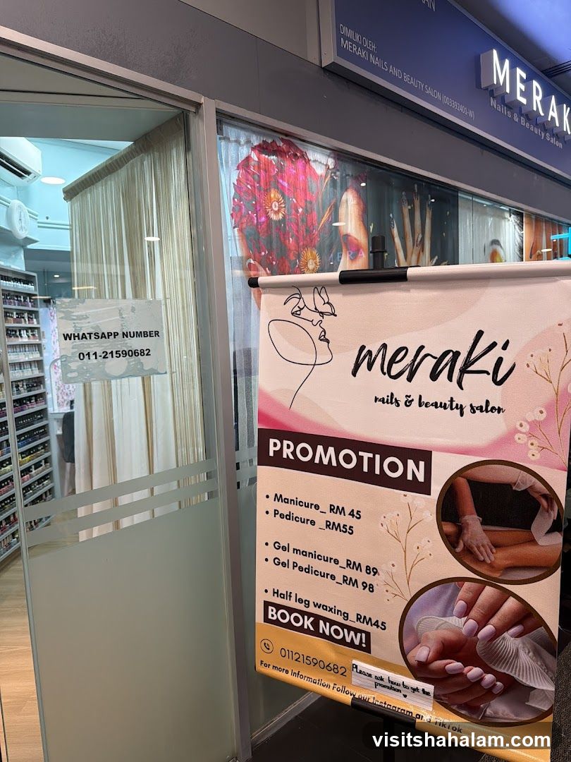 Meraki Nails & Beauty Salon Promotion Banner