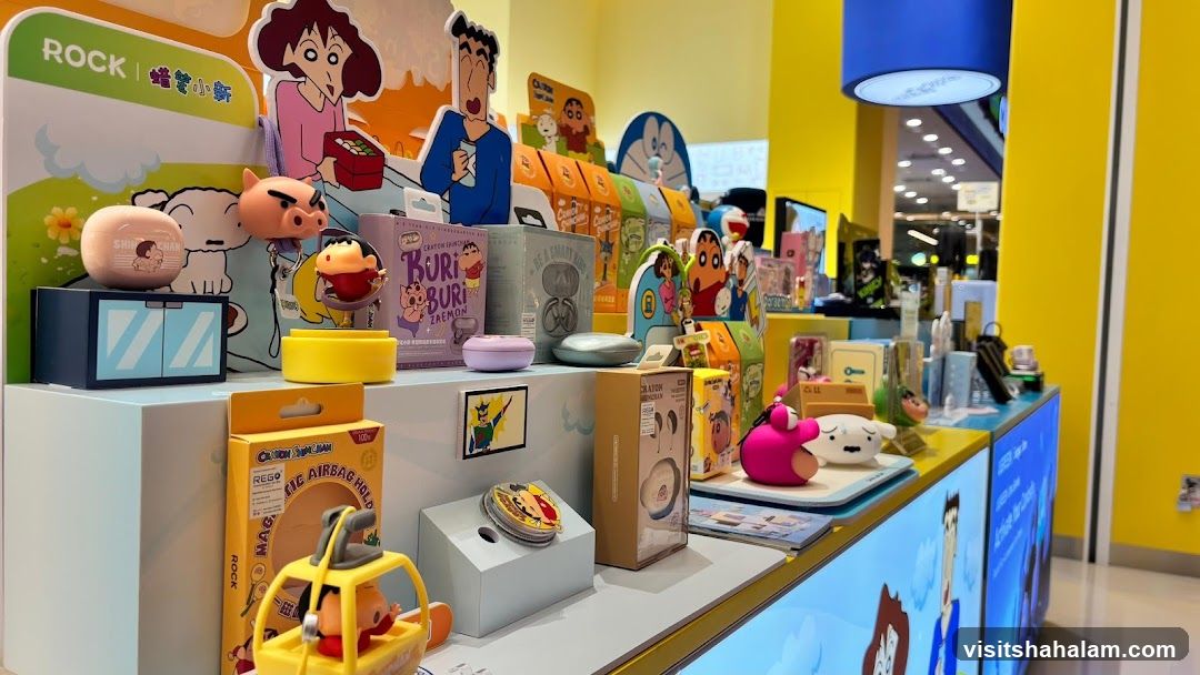 Cartoon Merchandise Display
