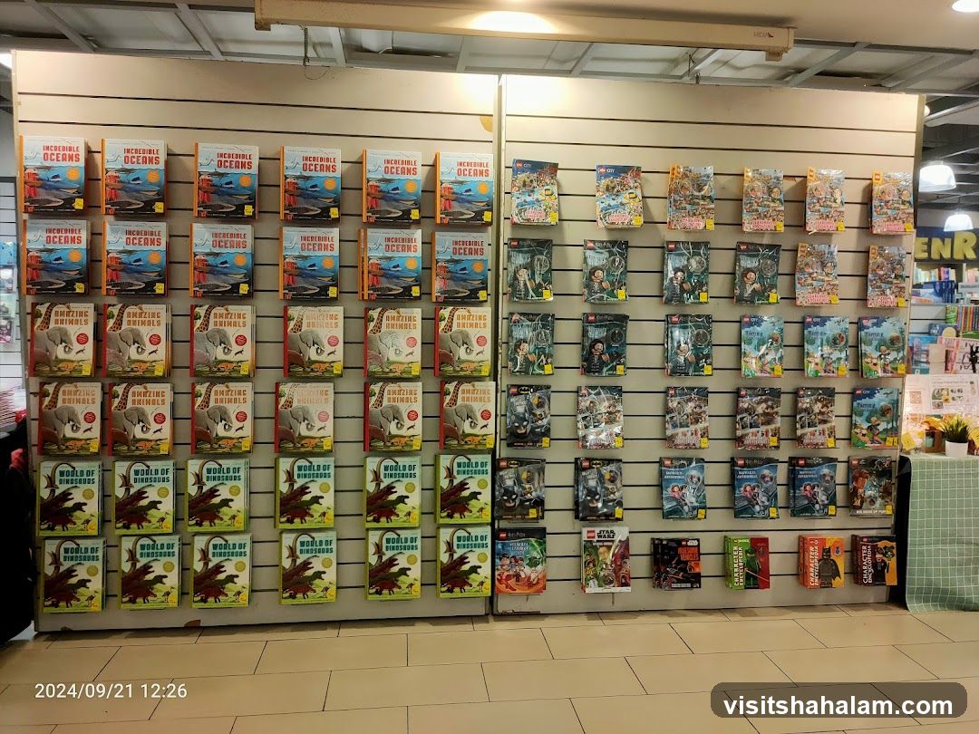 Books and Lego Sets Display