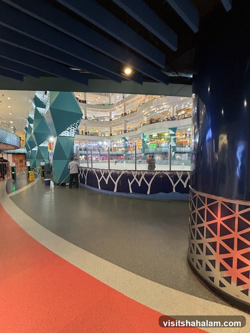 Ice Skating Rink in a Mall