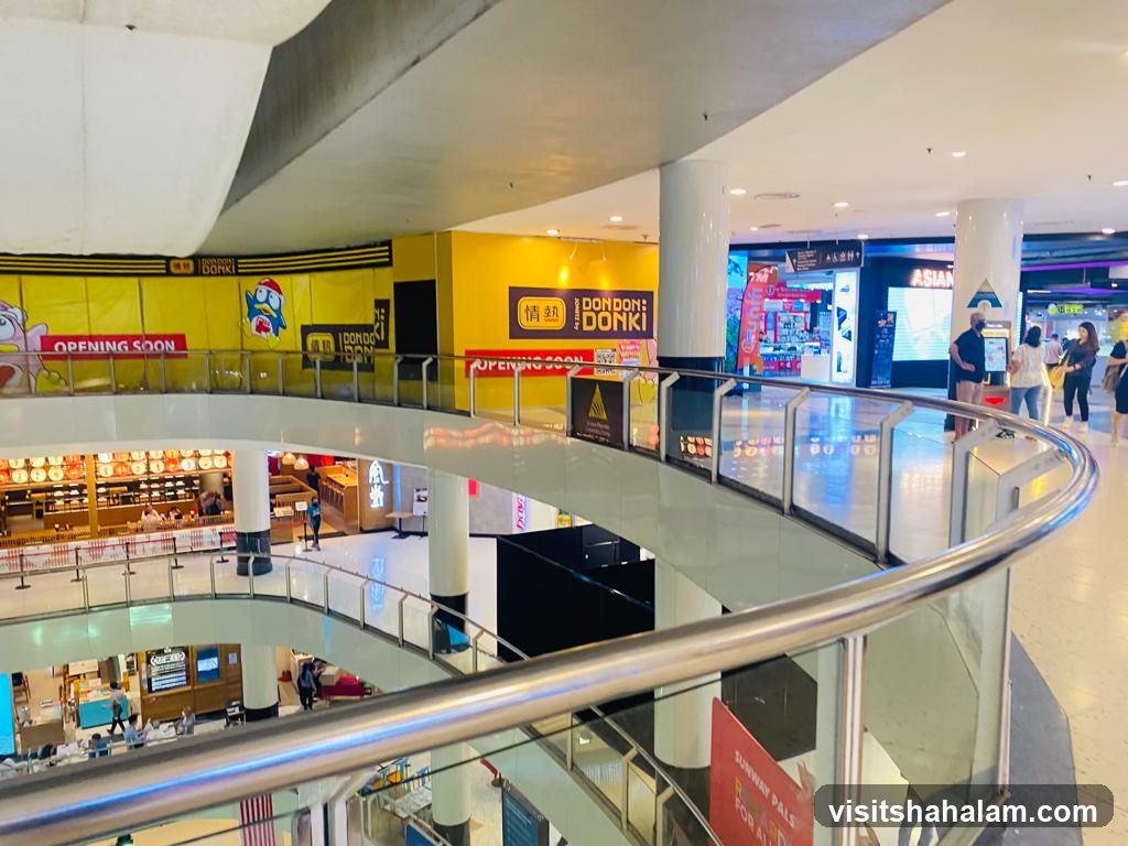 Mall Interior with "Don Don Donki" Storefront