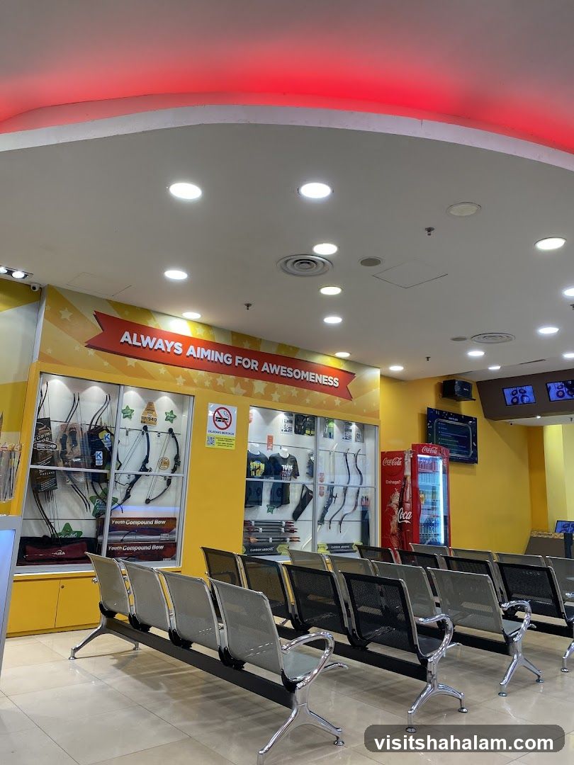 Archery shop waiting area